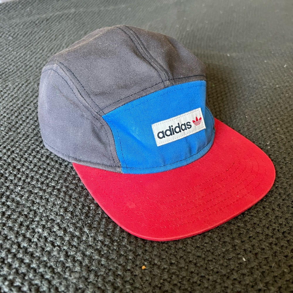 Adidas multicolor five panel hat